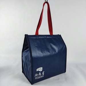 Sacs isothermes imperméables OEM Odm avec sac isotherme isolé par tissu d'impression de logo sac isotherme laminé bleu - Product Image 2