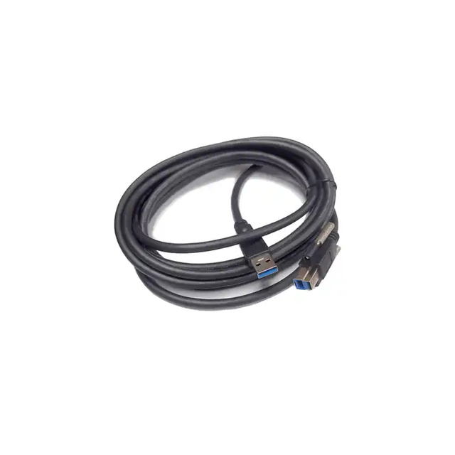 Machine Vision Camera Cable USB 3.0 Micro B Male to Type a Male with Thumbscrews Shielded