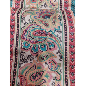 Tissu d'ameublement à rayures Paisley, couleurs pastel foncées, largeur 45 pouces, poids moyen, tissu pour canapé, chaise, meubles, 1,5 yards - Product Image 1