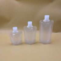 Offre spéciale, maillot de bain réutilisable, taille personnalisée, impression de formes, sac en plastique transparent à fenêtre en pvc, pochette à bec verseur pour vêtement alimentaire