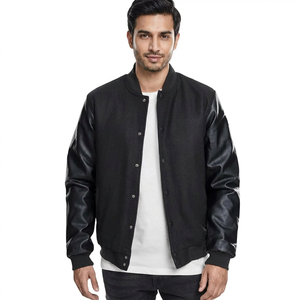 Veste universitaire pour homme, style baseball, coupe ajustée, nouvelle mode, prix abordable - Product Image 1