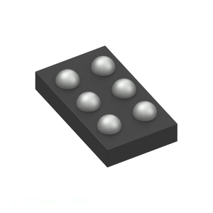 Composants électroniques de puces de gestion de l'alimentation (PMIC) 6 UFBGA, WLCSP SC21150ACSTRT Distributeur agréé - Product Image 1