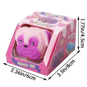 柔软的TPR无毒减压减压弹性动物拉伸挤压松软哈巴狗玩具 - Product Image 6