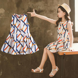 Nouvelle robe pour filles et enfants de style coréen, modèle bébé, sans manches, provenant d'un fournisseur chinois - Product Image 2