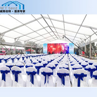 Suelo de marquesina de 12x35m, tienda de campaña de boda blanca, suministros de camping, equipo de alquiler de tienda de campaña para iglesia, techo blanco sobre tienda de aterrizaje