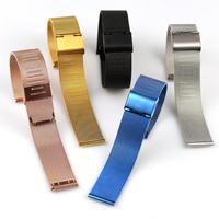 Smartwatch Edelstahl Metall-Uhrenarmband 06 Draht DW Geflochtenes Mesh-Armband Tintenblau Direktvertrieb vom Hersteller