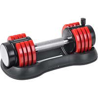 Haltère réglable durable avec système de verrouillage rapide pour les exercices de squat, de curl et de pression