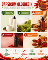 Huile essentielle de piment rouge pur de différents grades SHU, huile de chili pour arôme alimentaire et massage chauffant Aceite De Chile