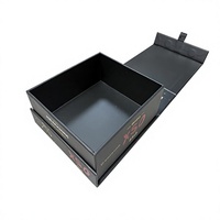 Caja de Regalo Magnética Plegable de Lujo Personalizada con Cinta y Estampado en Relieve