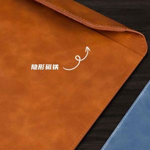 <b>A4</b> File <b>Folder</b> Board with Pen Loop Business Office Meeting Leather Writing Pad Manager Magnetic Document <b>Folder</b> Signature Board - Product Image 4