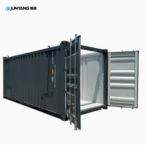 ตู้คอนเทนเนอร์แบบเปิดด้านบนขนาด 20 ฟุต 20GP พร้อมฝาครอบเหล็กแข็งแบบถอดได้ ได้รับการรับรอง BV GL ABS CCS ผลิตจากเหล็กคอร์เทน - Product Image 2