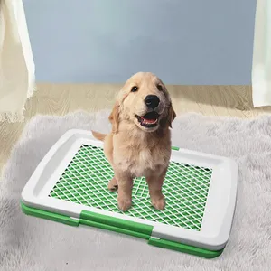 Yavru ve küçük evcil için yapay çim banyo Mat açık kullanım için taşınabilir lazımlık eğitmen kapalı çim köpek tuvalet