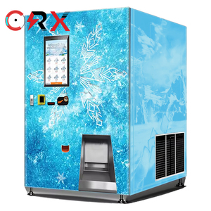 21.5 Inch Outdoor Automatic <b>Ice</b> Vending Machine with Auto <b>Bagging</b> Coin Credit Card - Product Image 4