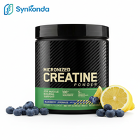 Creatina Monohidrato en Polvo de Marca Privada 300g Sabor Limonada de Arándanos Apoya la Nutrición y la Fuerza Muscular Creatina Pura en Polvo