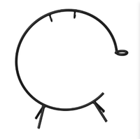 Support de gong en fer robuste MOSICO de 60 cm en forme de C, support stable pour la guérison sonore, accessoire de percussion