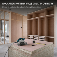 16mm 18mm Lightweight Solid Wood Core Blockboard Sheets Easy Cutting for Partition Walls Door Frame and Built-in Cabinets