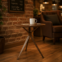 Pieds de table modulaires en métal XT en alliage d'aluminium chromé, trois pieds préfabriqués, pour bureau de café traditionnel, mobilier de maison
