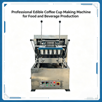 Machine automatique pour la fabrication de gaufres, coupes de crème glacée, biscuits, cônes à pizza et biscuits comestibles