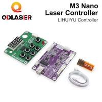 QDLASER LIHUIYU M3 Nano panneau de commande Laser + contrôleur mère carte principale + Dongle B système graveur Cutter pour Machine K40