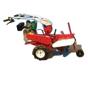 Onions soil training machine low price trencher Green Onion Ditching Cultivator Diesel 188 type onion planting machine