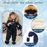 Combinaisons de neige une pièce pour tout-petits Costumes de ski Manteaux imperméables d'hiver Vestes Combinaisons pour enfants Garçons et filles