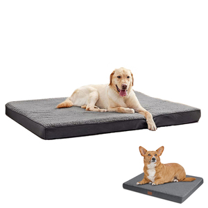 Kuzu ortopedik yumurta sandık köpek yatağı-bellek köpük çıkarılabilir kapak lüks Vet-artrit rölyef için önerilen terapötik dişli - Product Image 1