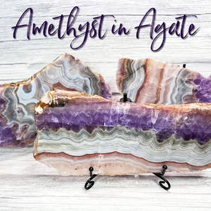 Artisanat en cristal gravé au laser naturel de haute qualité, tranches d'améthyste et d'agate pour la décoration, vente en gros - Product Image 6