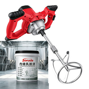 Electric <b>Cement</b> <b>Mixer</b> Stirrer Heavy Duty Regulation Handheld S-type Concrete <b>Mixer</b> for Mortars Paint Mud Grout - Product Image 1