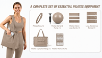 Ensemble de Pilates Écologique Personnalisable avec Logo, Incluant Anneau, Ballon et Bandes de Résistance pour Marques E-commerce, Fitness à Domicile et Vente au Détail