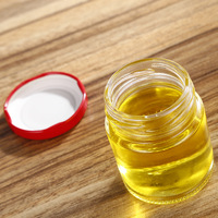 Botol Kaca Madu Bening Persegi Bulat 25Ml 35Ml 50Ml 75Ml 100Ml Kustom