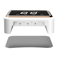 Lampe à ongles LED UV de haute qualité: 3 minuteries, séchage rapide du vernis à gel. Salon/Maison. Cadeau pour les femmes aimées