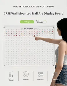 Tableau d'affichage mural personnalisable pour les conseils d'art des ongles, outil de salon de manucure ou tableau de comparaison des couleurs pour les salons de manucure - Product Image 6