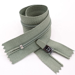 ساحبة قفل شبه أوتوماتيكية لولبية بولو سحاب نايلون للسراويل قريبة النهاية مصنع نايلون جيب - Product Image 2