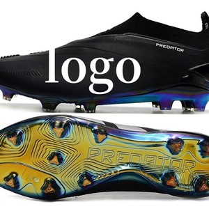 Vente en gros <span class=keywords><strong>de</strong></span> <span class=keywords><strong>chaussures</strong></span> <span class=keywords><strong>de</strong></span> football unisexes Predator 24FG à crampons imperméables antidérapantes <span class=keywords><strong>sans</strong></span> lacets pour l'entraînement sportif - Product Image 4