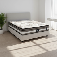 Lit de matelas de taille King Size en mousse à faible densité dans une boîte pour un meilleur sommeil.
