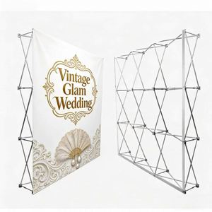 Trade Show <b>Equipment</b> Washable Anti-Rust Lightweight Portable Removable Foldable Eco-Friendly Customized <b>Advertising</b>-Up Display - Product Image 4