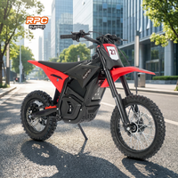 Moto électrique tout-terrain haute performance 4500W 48V 60V avec roues 14/12 17/14 et suspension intégrale pour la course
