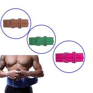 BunnyHi YD002 Suni Deri Güç Antrenmanı Bel Koruyucu Egzersiz Spor Salonu Fitness Halter Kemer - Product Image 6