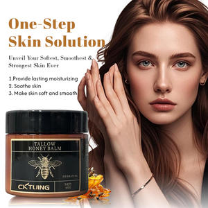 Crema Hidratante Sensible Personalizada, Manteca Corporal para la Piel, Bálsamo de Miel con Sebo Batido de Res Alimentada con Pasto - Product Image 2