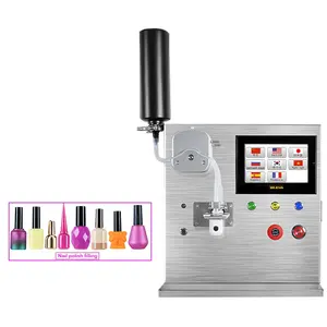 automatic viscous cosmetics liquid foundation vial filler lip gloss mascara filling machine for make-up products