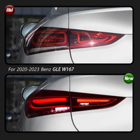 Feux arrière HETOP GLE Coupé W167 C167 2020-2023, mise à niveau LED, feux de recul, feux arrière modifiés, clignotants dynamiques pour Benz
