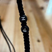 Bracelet d'identification en fil de soie tressé en forme de cœur, bijou d'amour personnalisé pour couple, accessoire de mode, cadeau Saint-Valentin, bureau/carrière