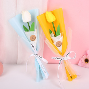ช่อดอกทิวลิปประดิษฐ์ขนาดเล็ก ของขวัญเซอร์ไพรส์วันแม่สำหรับคุณแม่ - Product Image 6