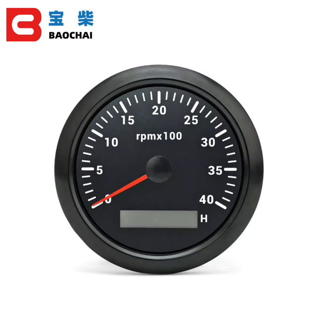 85mm Digital RPM Gauge Diesel Engine Tachometer Hourmeter Generator Panel Meter Optional Backlight