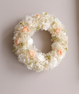 <span class=keywords><strong>Couronne</strong></span> <span class=keywords><strong>d</strong></span>écorative personnalisée de haute qualité en fleurs préservées, style vintage, écologique, diamètre 25 cm, <span class=keywords><strong>pour</strong></span> <span class=keywords><strong>porte</strong></span> <span class=keywords><strong>d</strong></span>'<span class=keywords><strong>entrée</strong></span> - Product Image 4