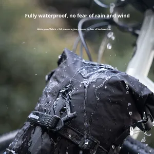 自行车包 3L 防水压缩架包，适用于公路山地旅行自行车骑行 - Product Image 4