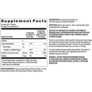BIOCCHN OEM Marque privée Vitamine C 60 Gommes Complément alimentaire aromatisé à l'<span class=keywords><strong>orange</strong></span> Gommes à la vitamine C - Product Image 3