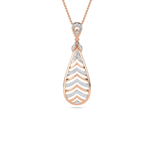 Pendentif vintage élégant en or massif 14 carats avec diamant de laboratoire pour femmes, doté d'un design intemporel et étincelant, conçu pour un usage quotidien - Product Image 6