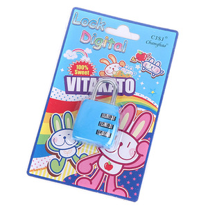 กุญแจล็อคแบบผสม 3 หลัก ล็อคแบบกลไกขนาดเล็ก สามารถตั้งรหัสใหม่ได้ กระเป๋าเดินทาง ล็อคเกอร์ ล็อคความปลอดภัย โลหะผสมสังกะสี ชุบด้วยไฟฟ้า - Product Image 2