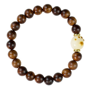 Buster's Claw Black Rosewood Bracelet 8mm Single Strand <b>Cat</b> Paw Design Unisex Jewelry <b>Gift</b> Chinese Style - Product Image 5